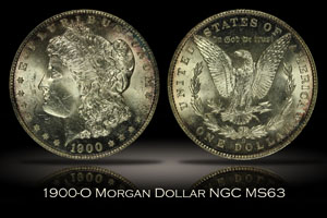 1900-O Morgan Dollar NGC MS63