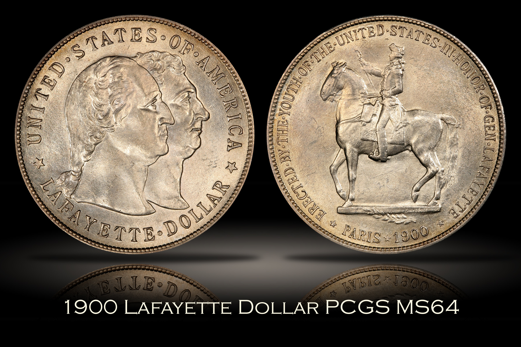 Michael Kittle Rare Coins - 1900 Lafayette Commemorative Silver Dollar