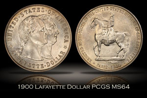 1900 Lafayette Dollar PCGS MS64