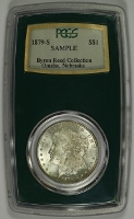 1879-S Morgan Dollar PCGS Regency Sample Slab
