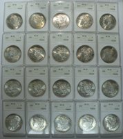 1885 Morgan Dollar ANACS MS62 Roll of 20 Coins