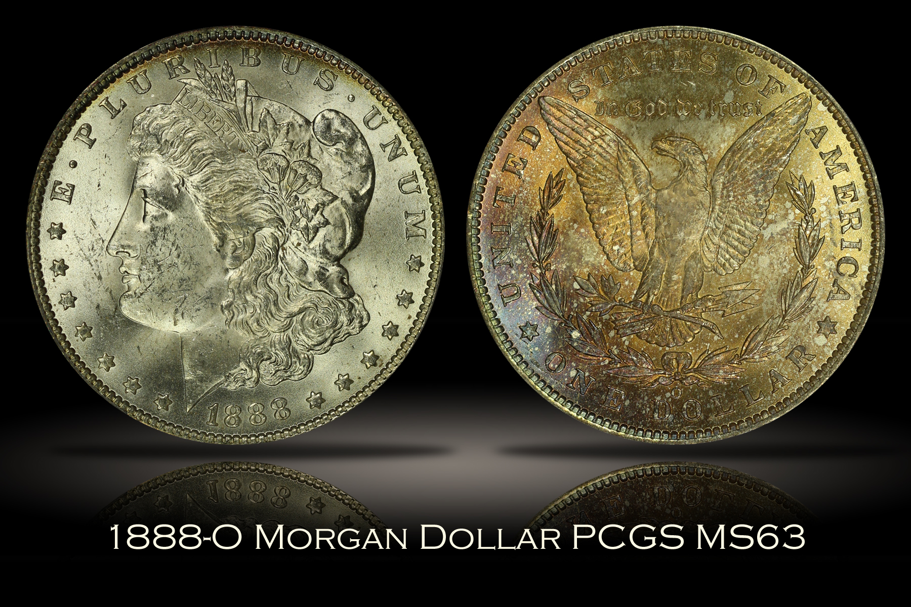 Michael Kittle Rare Coins - 1888-O Morgan Dollar PCGS MS63