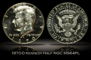 1970-D Kennedy Half Dollar NGC MS64PL