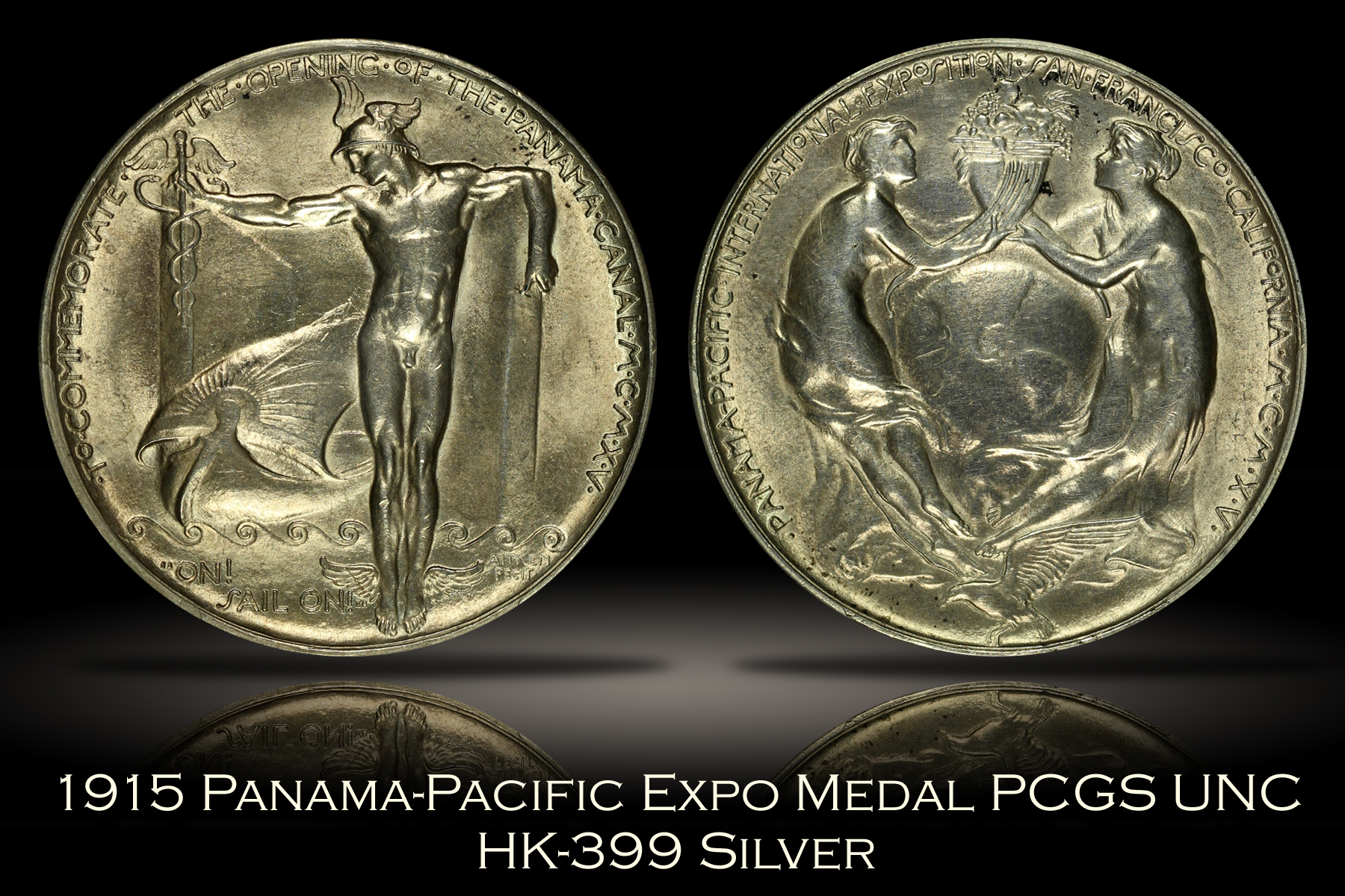 Michael Kittle Rare Coins - 1915 Pan-Pac Expo Silver Medal