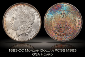 1883-CC Morgan Dollar PCGS MS63 GSA