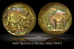 1937 Proof Buffalo Nickel NGC PF67