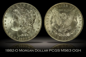 1882-O Morgan Dollar PCGS MS63