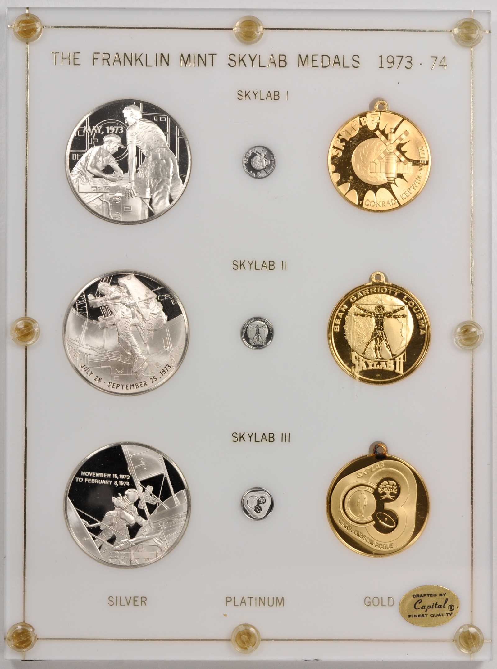 Michael Kittle Rare Coins - 1973-1974 Franklin Mint Skylab Gold